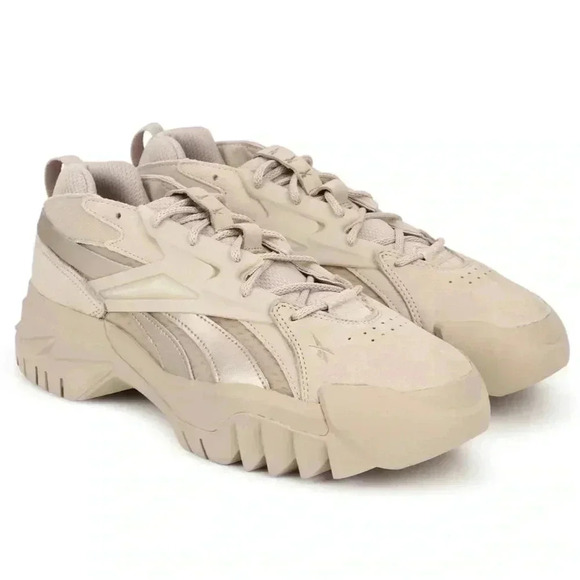 Reebok SZ 9 Beige Club C Cardi Sneakers - Picture 2 of 9